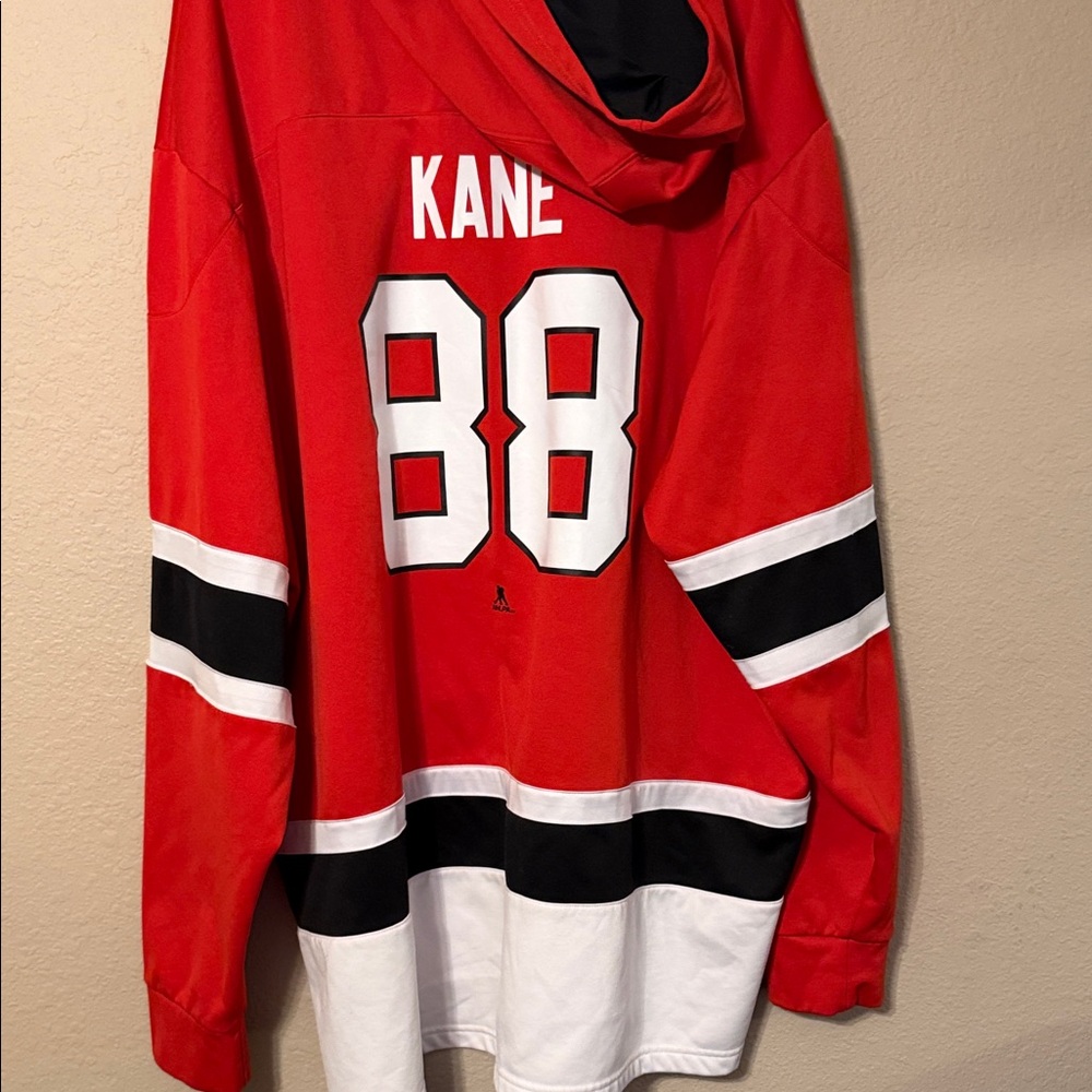 Fanatics Chicago Blackhawks Red and Black Hoodie